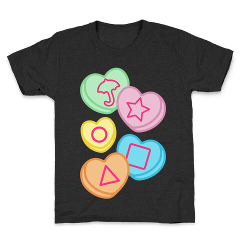 Candy Hearts Honey Comb Candy Parody Kids T-Shirt