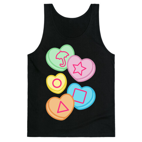 Candy Hearts Honey Comb Candy Parody Tank Top