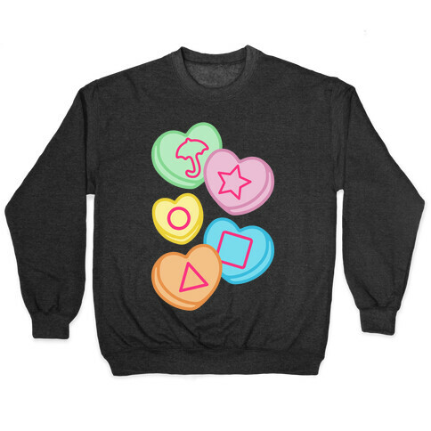 Candy Hearts Honey Comb Candy Parody Pullover
