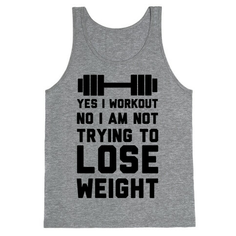 Yes I Workout Tank Top