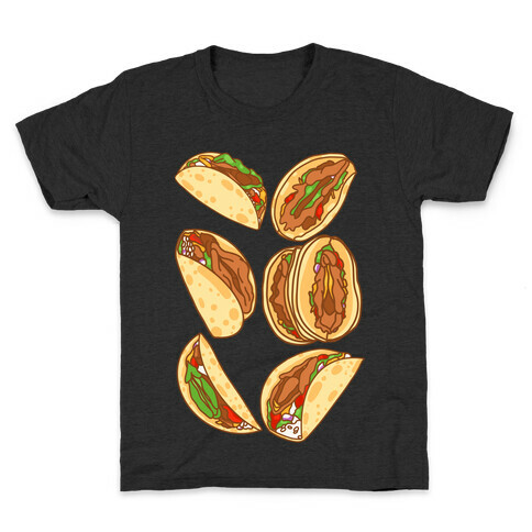 Taco Vulvas Pattern  Kids T-Shirt