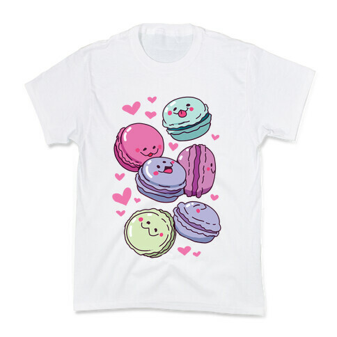 Cute Macarons Pattern Kids T-Shirt