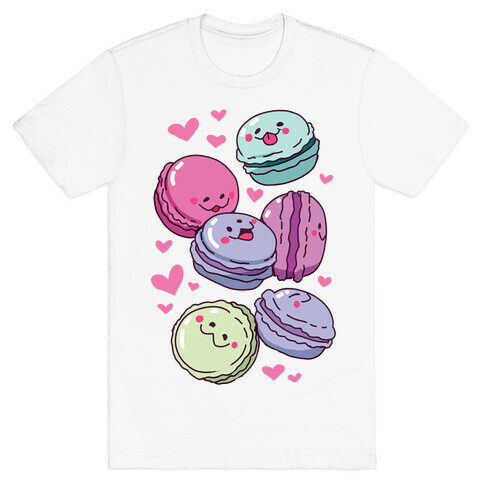 Cute Macarons Pattern T-Shirt