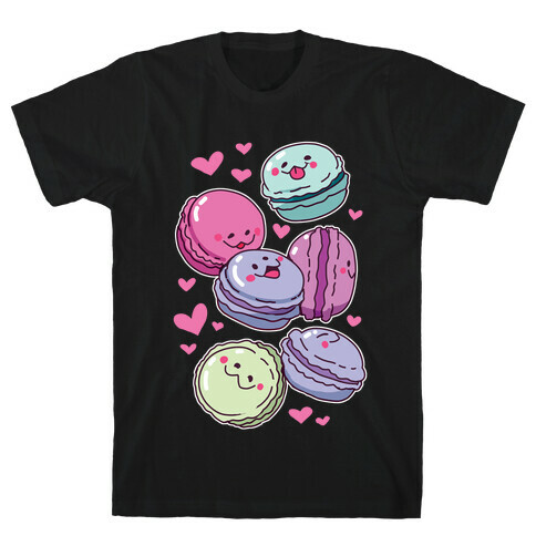 Cute Macarons Pattern T-Shirt