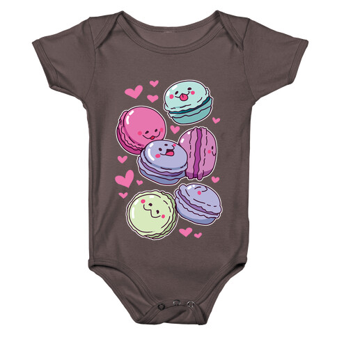 Cute Macarons Pattern Baby One-Piece