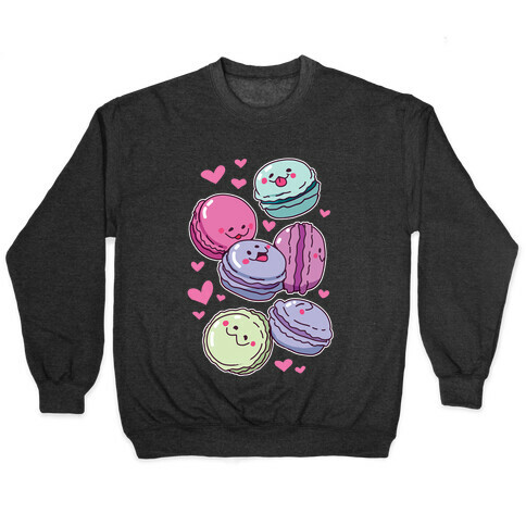 Cute Macarons Pattern Pullover