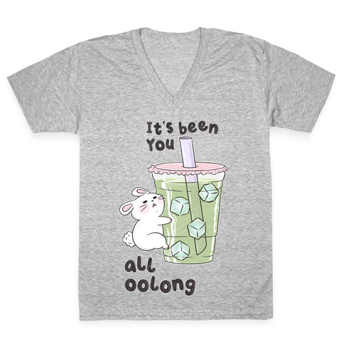 It's Been You All Oolong V-Neck Tee Shirt