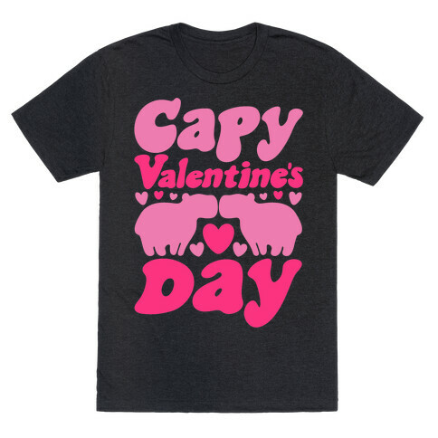 Capy Valentine's Day Capybara Parody T-Shirt