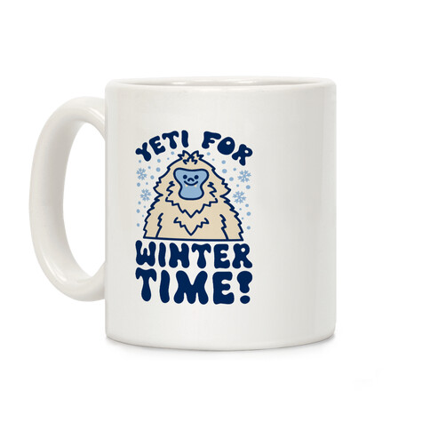 Yeti For Winter Time Coffee Mug