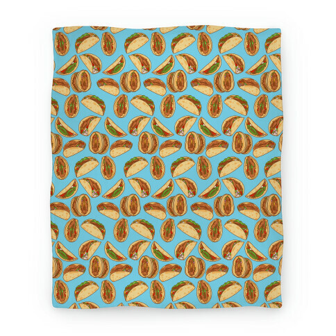 Taco Vulvas Pattern  Blanket