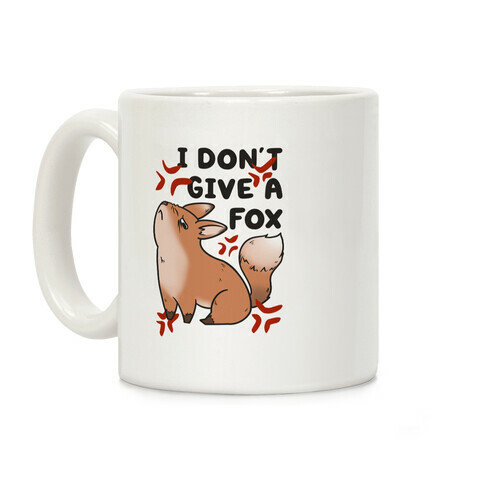 I Don't Give a Fox Coffee Mug