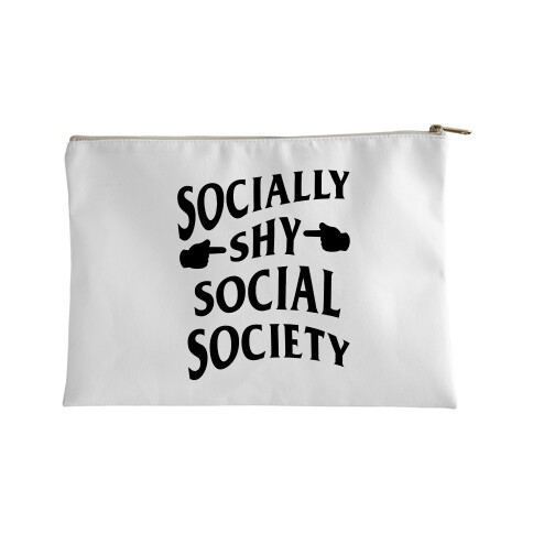 Socially Shy Social Society (white) Accessory Bag