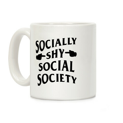 Socially Shy Social Society Coffee Mug