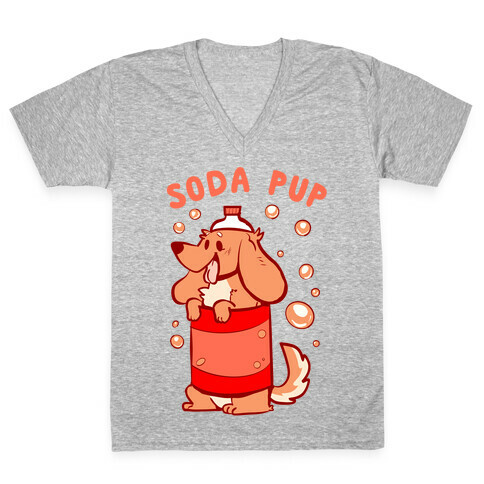 Soda Pup V-Neck Tee Shirt