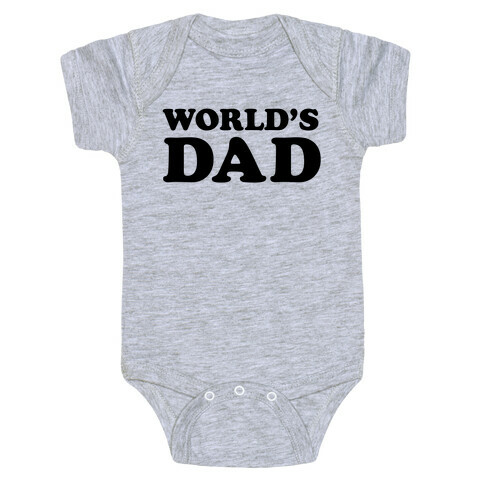 WORLD'S DAD Baby One-Piece