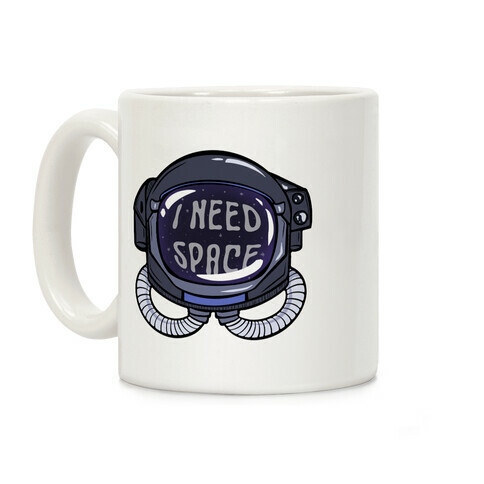 I Need Space Astro Head Coffee Mug