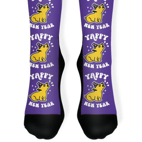 Yappy New Year Sock
