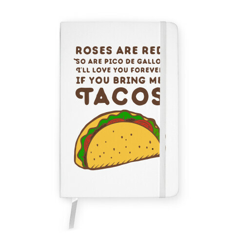 Roses Are Red Taco Poem Notebook