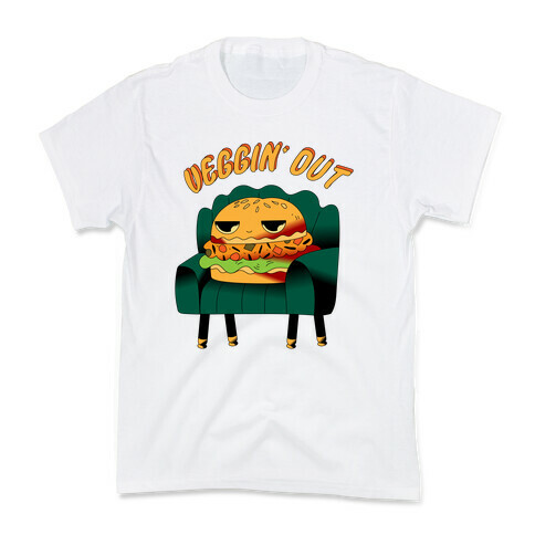 Veggin' Out Veggie Burger Kids T-Shirt