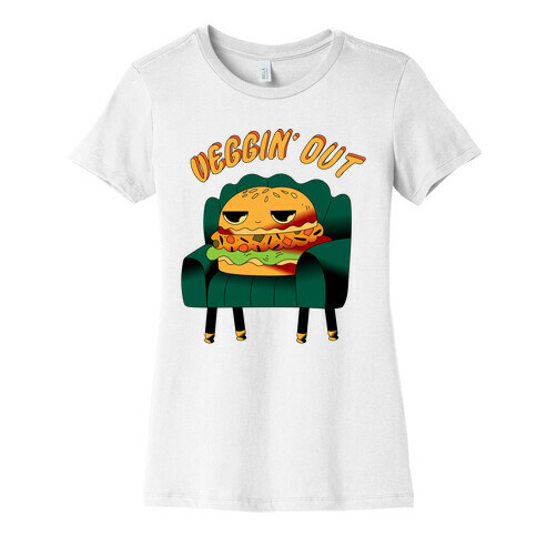 Veggin' Out Veggie Burger Womens T-Shirt