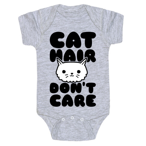 Cat Hair Don't Care Baby One-Piece