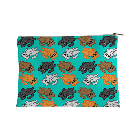 Lazy Cat Pattern Accessory Bag