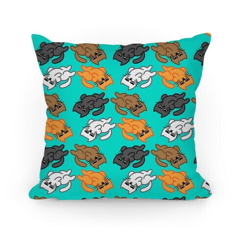 Lazy Cat Pattern Pillow