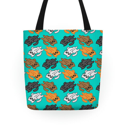 Lazy Cat Pattern Tote