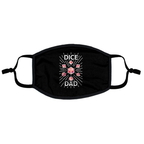 Dice Dad Flat Face Mask