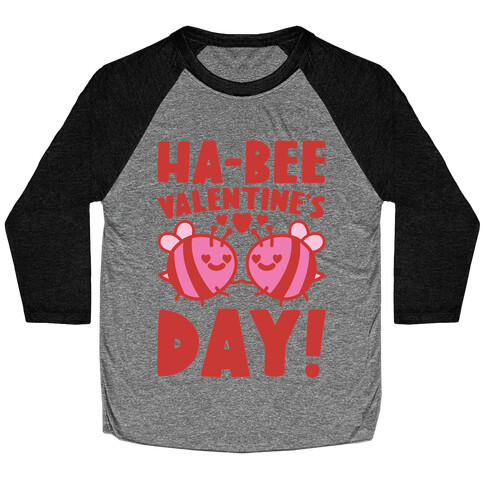 Ha-Bee Valentine's Day Baseball Tee