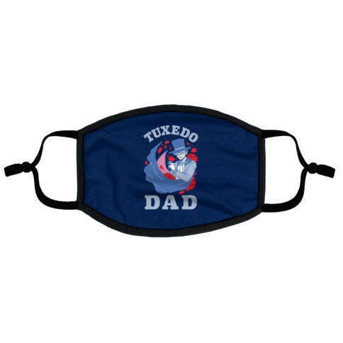 Tuxedo Dad Flat Face Mask