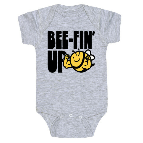 Bee-Fin' Up Bee Parody Baby One-Piece