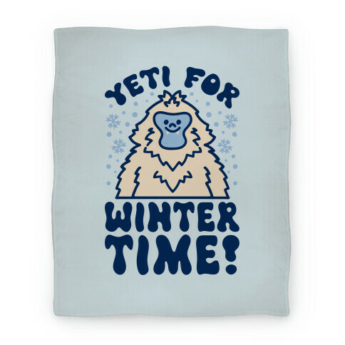 Yeti For Winter Time Blanket