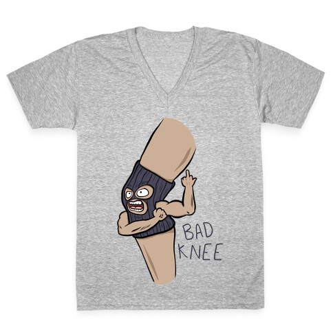Bad Knee V-Neck Tee Shirt
