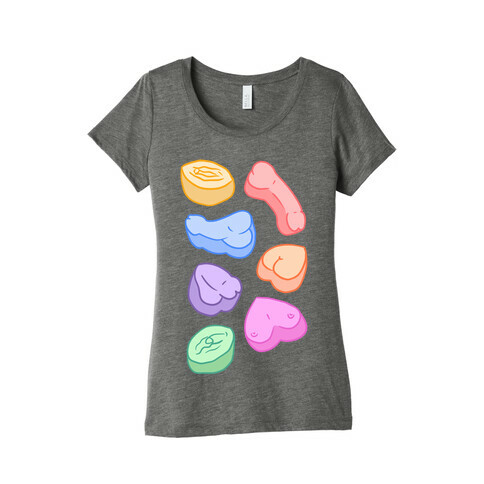 Candy Parts (NSFW Valentine) Womens T-Shirt