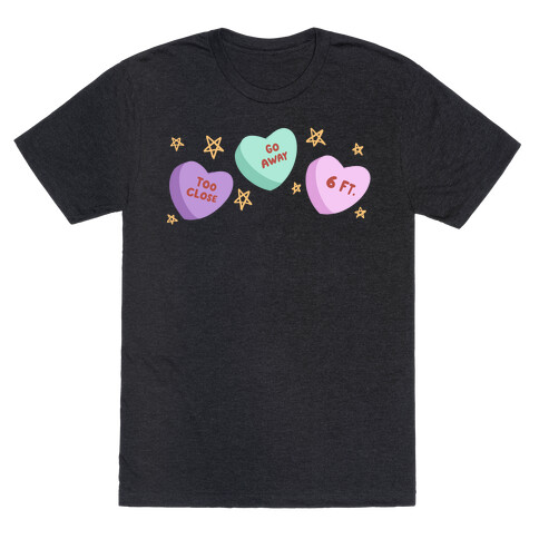 Distant Candy Hearts T-Shirt