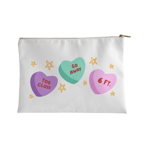 Distant Candy Hearts Accessory Bag