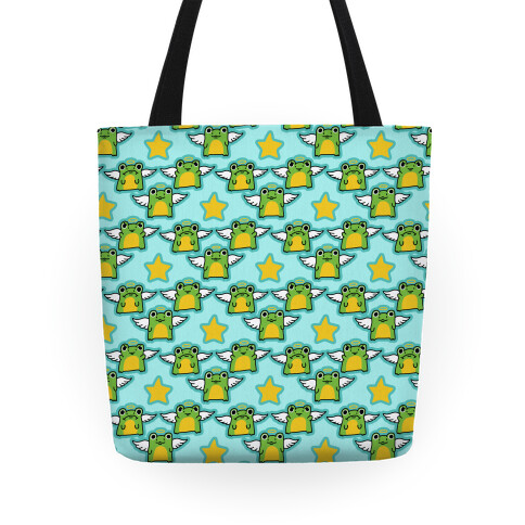 Angel Frog Pattern Tote