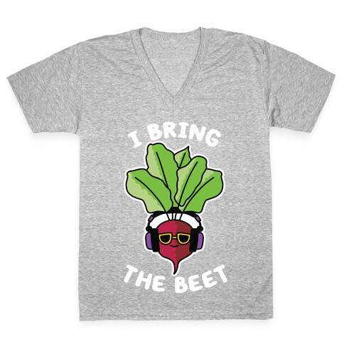 I Bring the Beet V-Neck Tee Shirt