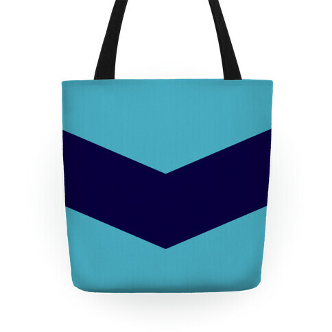 Navy Stripe Chevron Tote Tote