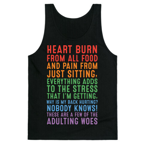 These Are A Few Of The Adulting Woes Tank Top