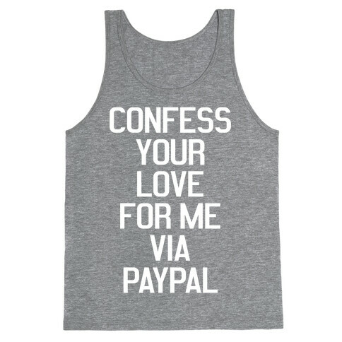 Confess Your Love Tank Top