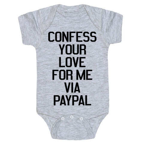 Confess Your Love Baby One-Piece