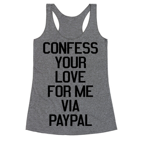 Confess Your Love Racerback Tank Top