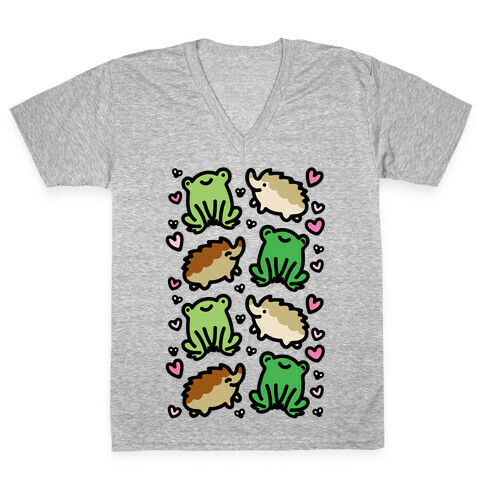 Frogs and Hogs  V-Neck Tee Shirt