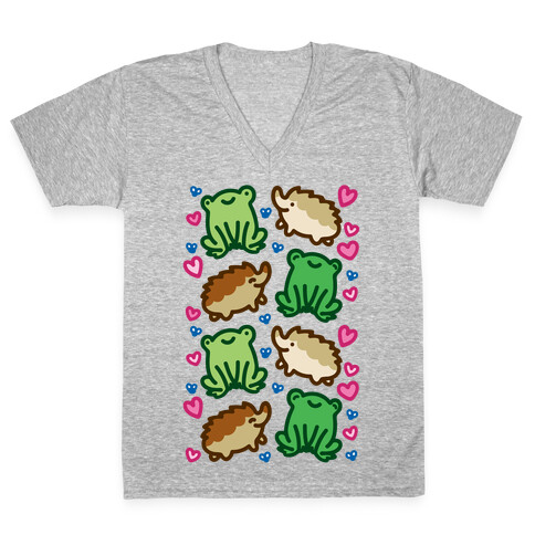 Frogs and Hogs  V-Neck Tee Shirt