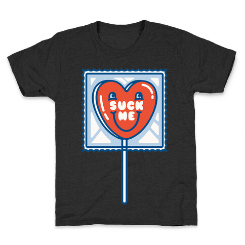 Suck Me Heart Lollipop Kids T-Shirt