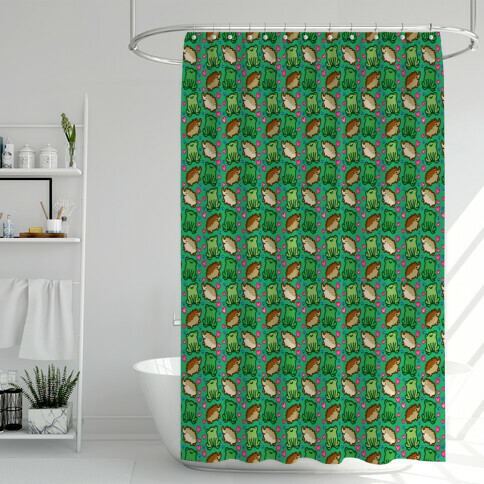 Frogs and Hogs  Shower Curtain