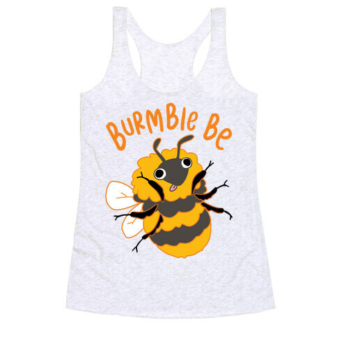 Burmble Be Derpy Bee Racerback Tank Top