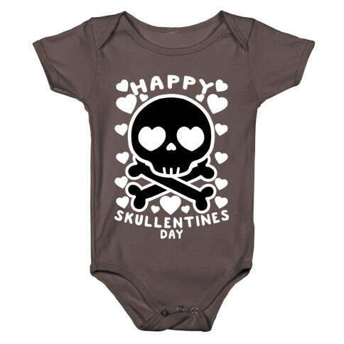 Happy Skullentine's Day Baby One-Piece